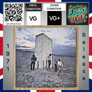 THE WHO•Who's Next•Decca (#DL 79182)•All Disc Pressing